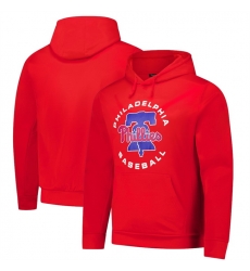 Men Philadelphia Phillies Red Dunbrooke Champion Pullover Hoodie