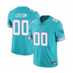 Men Women youth Miami Dolphins Active Player Custom Aqua 2023 F U S E Vapor Limited Stitched Football Jersey