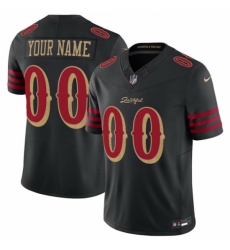 Men Women Youth San Francisco 49ers Active Player Custom Black 2025 F.U.S.E. “Rivalries” Vapor Limited Football Stitched Jersey