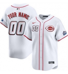 Men Women Youth Cincinnati Reds Active Player Custom White 2025 Speedway Classic Home Limited Stitched Baseball Jersey Men Women Youth Cincinnati Reds Active Player Custom White 2025 Speedway Classic Home Limited Stitched Baseball Jersey