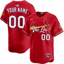 Men Women Youth Toddler ST.LOUIS CARDINALS Custom Stitched Jersey Red