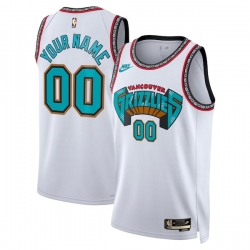 Men Women Youth Toddler MEMPHIS GRIZZLIES Custom Nike NBA Stitched Jersey White