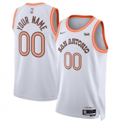 Men Women youth San Antonio Spurs Active Player Custom White 2023 24 City Edition Stitched Basketball Jersey