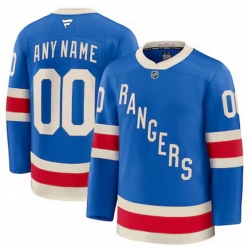 Men Women Youth New York Rangers Fanatics Centennial Premium Custom Jersey Blue