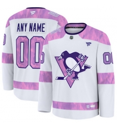 Men Women Youth Pittsburgh Penguins Fanatics 2024 Hockey Fights Cancer Custom Practice Jersey White Men Women Youth Pittsburgh Penguins Fanatics 2024 Hockey Fights Cancer Custom Practice Jersey White