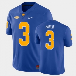 Men Pitt Panthers Damar Hamlin College Football Royal Game Jersey