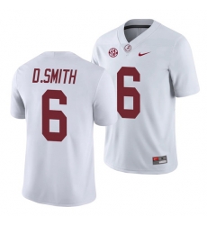 Alabama Crimson Tide DeVonta Smith Game White College Football Jersey