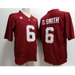 Men Alabama Crimson Tide Devonta Smith Crimson F U S E Red College Football Jersey