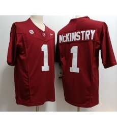 Men Alabama Crimson Tide Kool-Aid McKinstry Red F U S E College Football Jersey