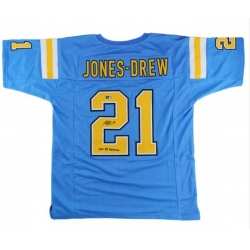 Men UCLA Jones Drew blue stitched jersey No Signature