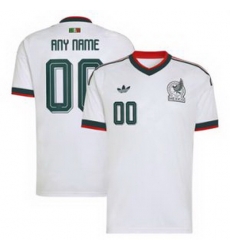 Youth 00 Mexico Custom 2026 Replica White Jersey 1