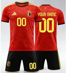 2026 FIFA World Cup Belgium Soccer Home Jersey Custome