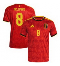 Men 8Youri Tielemans Belgium Jersey   2