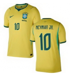 Men 10 Brazil National Team Neymar Jr 2026 Home Jersey 2