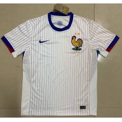 France Away White 2024 Soccer Jersey