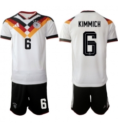 Germany 2026 FIFA World Cup Soccer Jersey White #6 KIMMICH Germany 2026 FIFA World Cup Soccer Jersey White #6 KIMMICH