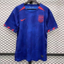 Men USA Soccer Jerseys Away Blue