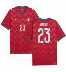 Men 23 Portugal Vitinha Home Replica Jersey   1