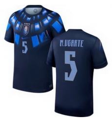 Men 5 Uruguay Manuel Ugarte Away Replica Jersey World   2