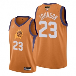 suns cameron johnson orange 2021 western conference champions jersey