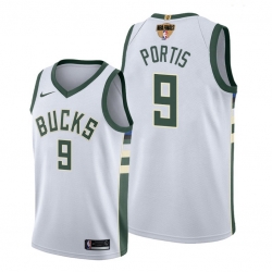 bucks bobby portis white 2021 nba finals jersey