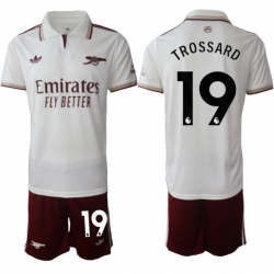 Men Arsenal 2026 Soccer Jerseys White #19 TROSSARD