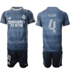 Men Real Madrid 2026 Soccer Jerseys DarkBlue #4 ALABA Men Real Madrid 2026 Soccer Jerseys DarkBlue #4 ALABA