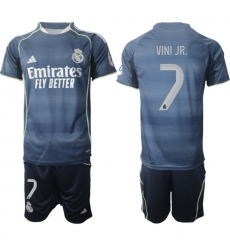 Men Real Madrid 2026 Soccer Jerseys DarkBlue #7 VINI JR. Men Real Madrid 2026 Soccer Jerseys DarkBlue #7 VINI JR.