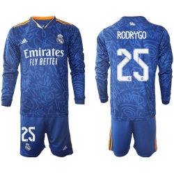 Men Real Madrid Long Sleeve Soccer Jerseys 521