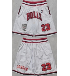 Men Chicago Bulls 23 Michael Jordan Black Shorts   Men Chicago Bulls 23 Michael Jordan Black Shorts