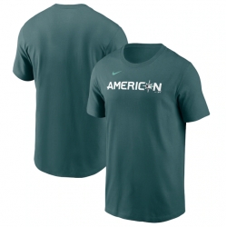 Men All Star 2023 Teal Wordmark T Shirt