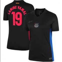 Men Barcelona #27 Lamine Yamal Black Jersey C