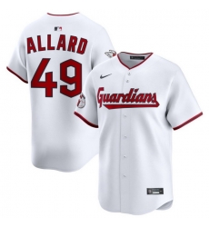 Men Cleveland Guardians Nike White Home Limited Jersey Allard Kolby 49 Men Cleveland Guardians Nike White Home Limited Jersey Allard Kolby 49