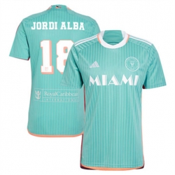 Men Inter Miami CF Jordi Alba 2024 25 Third Replica Aqua