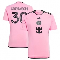 Youth Inter Miami CF Benjamin Cremaschi 2024 25 Home Replica Pink