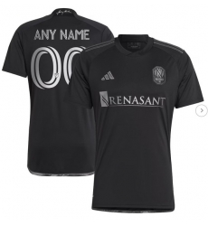 Mens Nashville SC adidas Black 2023 Man In Black Kit Replica Custom Jersey Mens Nashville SC adidas Black 2023 Man In Black Kit Replica Custom Jersey