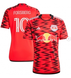 Men New York Red Bulls Emil Forsberg adidas Red 2024 Legacy Replica Player Jersey Men New York Red Bulls Emil Forsberg adidas Red 2024 Legacy Replica Player Jersey
