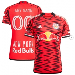 Men New York Red Bulls adidas Red 2024 Legacy Authentic Custom Jersey