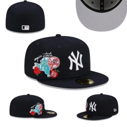 MLB Patch Fitted Hats 4112