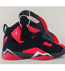 Men AJ7 Black Red Basketball Shoes