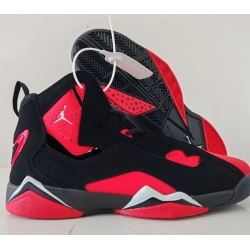 Men AJ7 Black Red Basketball Shoes