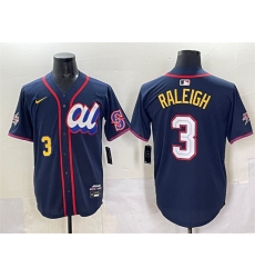 Men American League 3 Cal Raleigh Navy 2025 All Star Edition Limited Stitched Baseball Jersey Men American League 3 Cal Raleigh Navy 2025 All Star Edition Limited Stitched Baseball Jersey