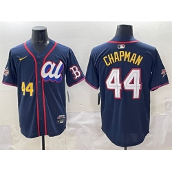 Men American League 44 Aroldis Chapman Navy 2025 All Star Edition Limited Stitched Baseball Jersey