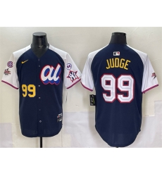 Men American League 99 Aaron Judge Navy Alternate 2025 All Star With Patch Edition Limited Stitched Baseball Jersey Men American League 99 Aaron Judge Navy Alternate 2025 All Star With Patch Edition Limited Stitched Baseball Jersey