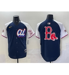 Men American League Boston Red Sox Team Big Logo Navy Alternate 2025 All Star Edition Limited Stitched Baseball Jersey Men American League Boston Red Sox Team Big Logo Navy Alternate 2025 All Star Edition Limited Stitched Baseball Jersey