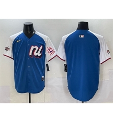 Men National League St Louis Cardinals Blank Blue Alternate 2025 All Star Edition Limited Stitched Baseball Jersey Men National League St Louis Cardinals Blank Blue Alternate 2025 All Star Edition Limited Stitched Baseball Jersey