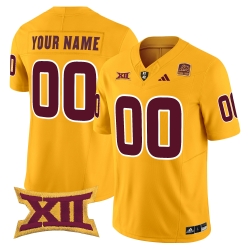 Men Women Youth Arizona State Sun Devils 2024 Vapor Limited Custom Jersey All Stitched Gold