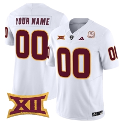 Men Women Youth Arizona State Sun Devils 2024 Vapor Limited Custom Jersey All Stitched White