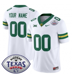 Men Women Youth Baylor Bears 2024 Texas Bowl Vapor Limited Custom Jersey All Stitched White