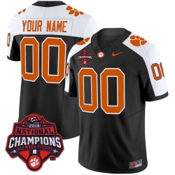 Men Women Youth Clemson Tigers Vapor Limited Custom Jersey All Stitched Black Alternate